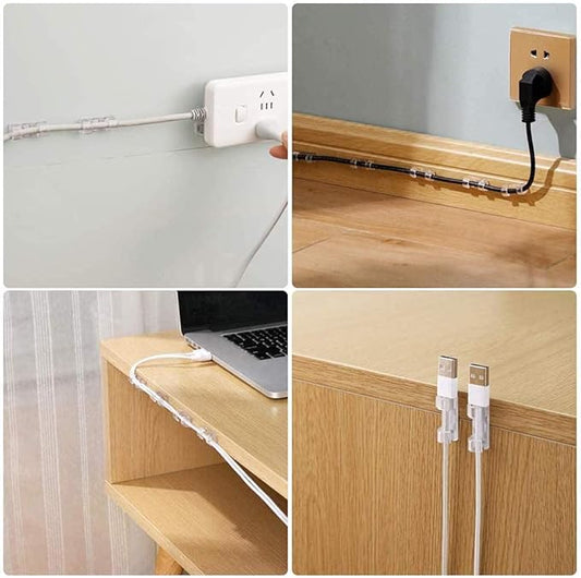 NeatClips™ – 60 Piece Cable Organizer Clips