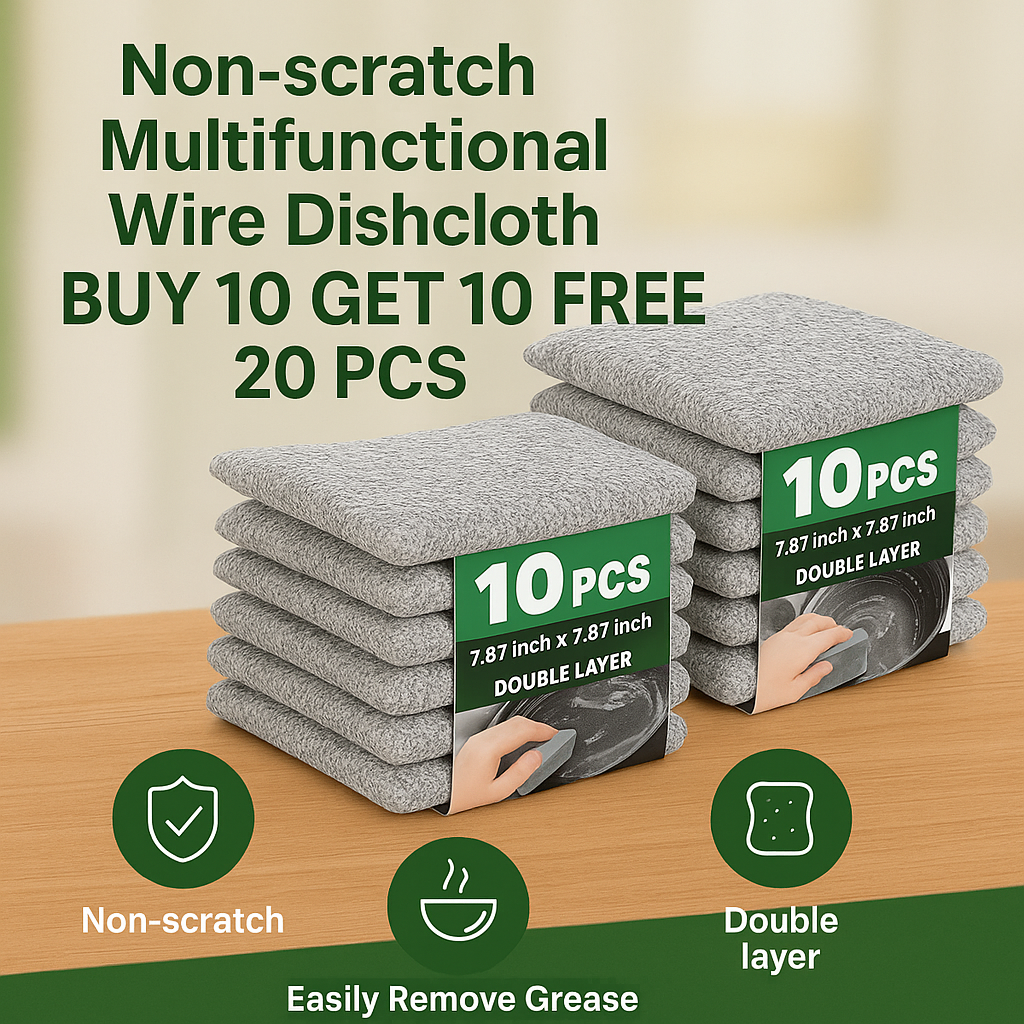 Non-scratch Multifunctional Wire Dishcloth (Buy 10 Get 10 Free- 20 Pcs)