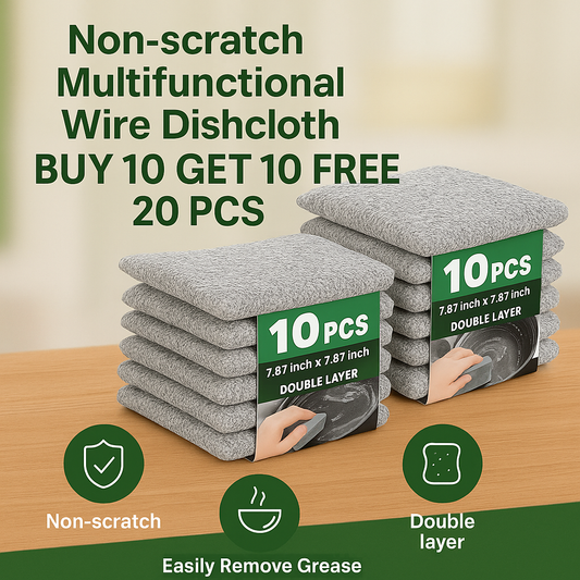 Non-scratch Multifunctional Wire Dishcloth (Buy 10 Get 10 Free- 20 Pcs)