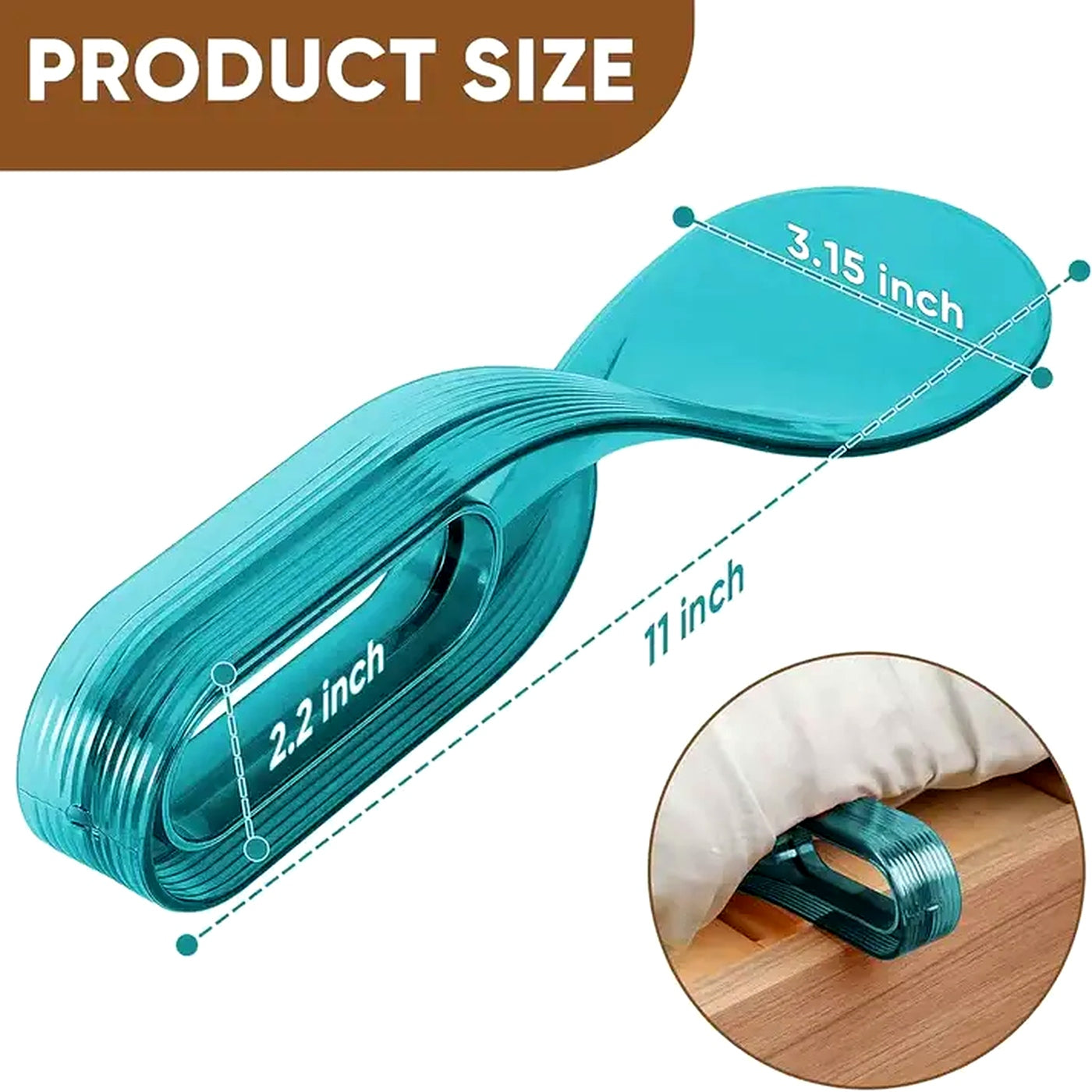 2 in 1 Mattress Lifter & Bed sheet Tucker Tool (Pack of 2)